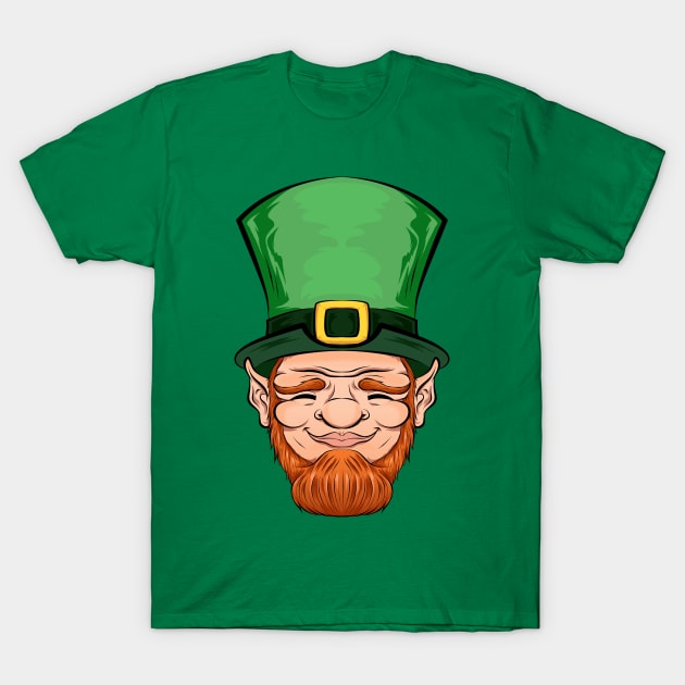 leprechaun funny st patrick day T-Shirt by the house of parodies